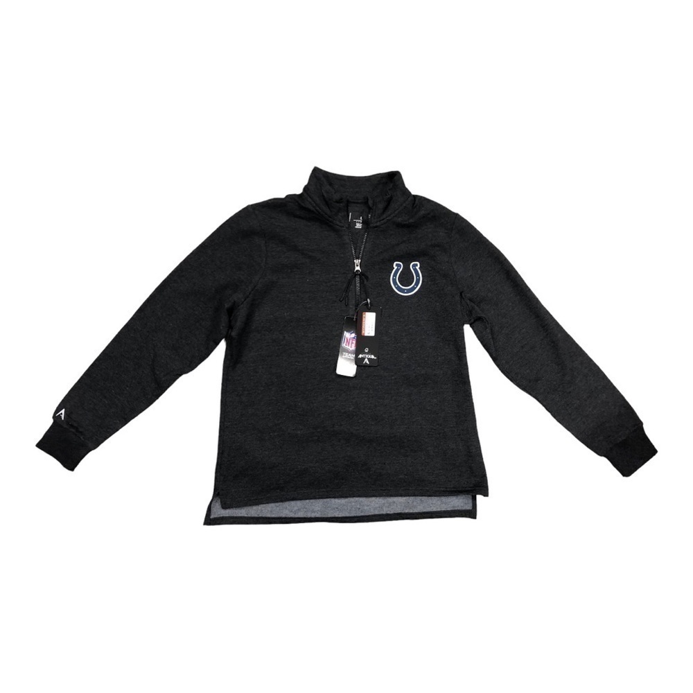 Women’s Antigua Indianapolis colts quarter zip sweatshirt NFL nwt size large